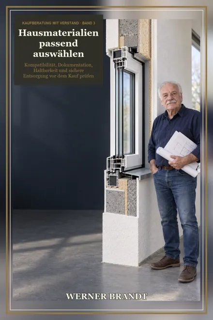 Cover: Hausmaterialien passend auswählen – Werner Brandt
